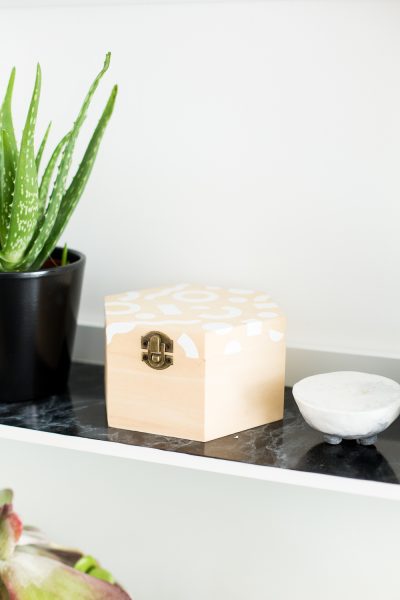 DIY Patterned Wooden Box