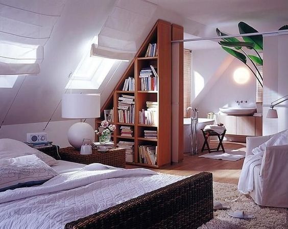 How to Design a Room with a Sloped Roof 