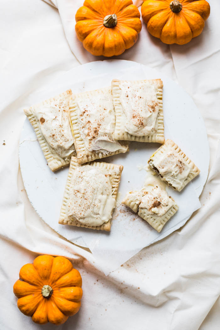 Pumpkin Pie Pop Tart with Chai Cream Cheese Frosting Recipe | @fallfordiy