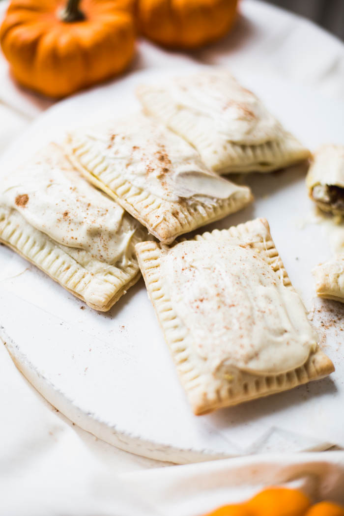 Pumpkin Pie Pop Tart with Chai Cream Cheese Frosting Recipe | @fallfordiy