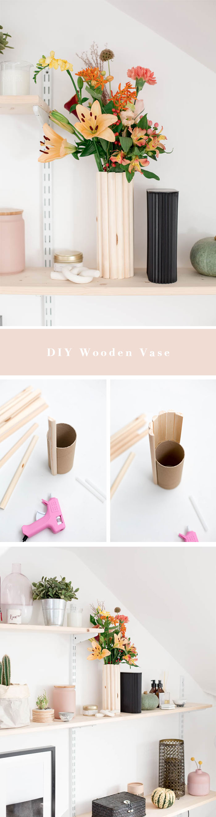 DIY Wooden Vase