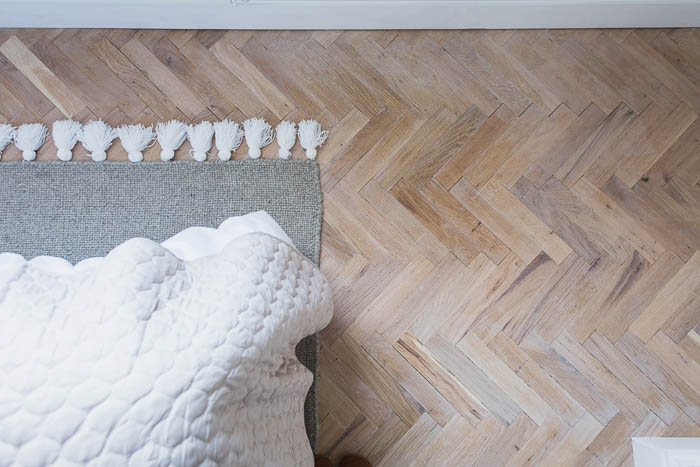 How I laid Parquet Flooring in the Bedroom