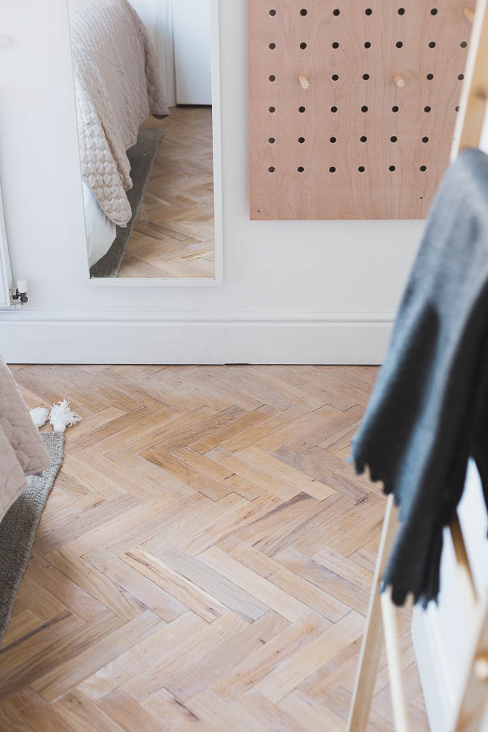 How I laid Parquet Flooring in the Bedroom