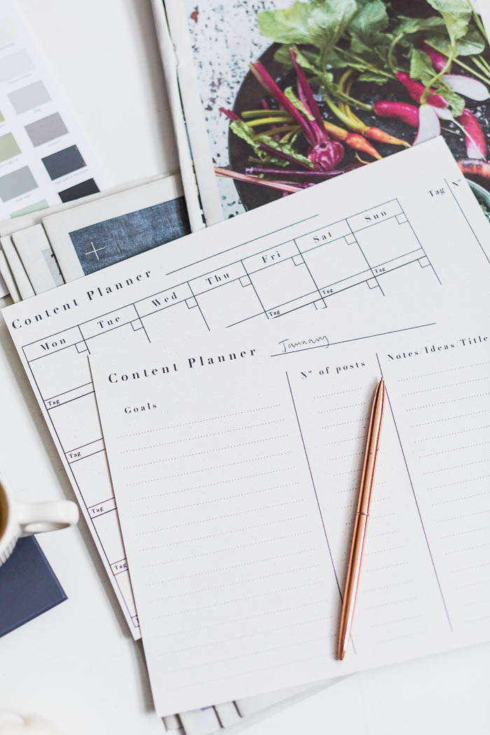 FREE Printable Content Planners | @fallfordiy