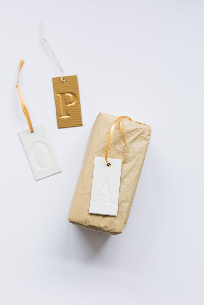 DIY Faux Embossed Gift Tags with Duck Tape | Fall For DIY