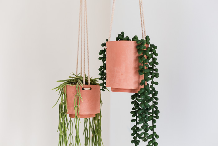 Simple Painted Pots for plants - Alice and Lois