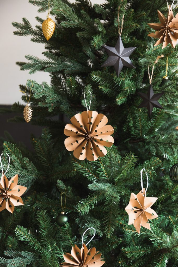 DIY Paper Fan Ornaments