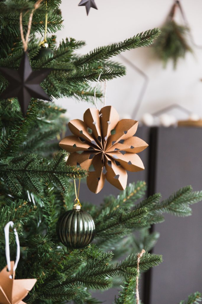 DIY Paper Fan Ornaments