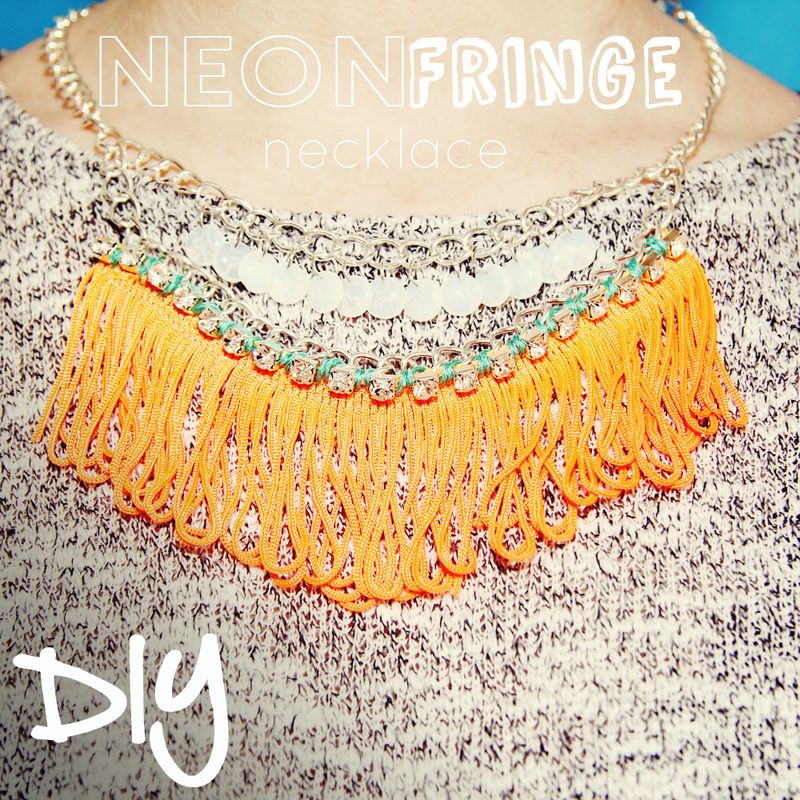 Diy 2025 fringe necklace