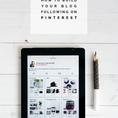 How to Build your Blog Following on Pinterest