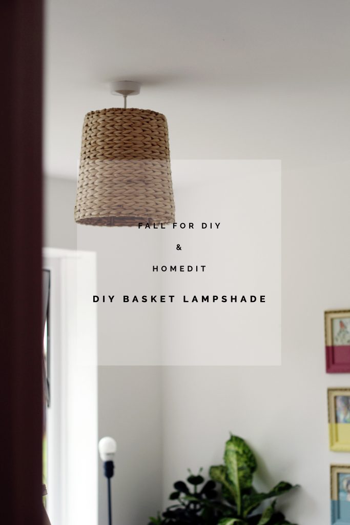 Rattan deals lampshade diy