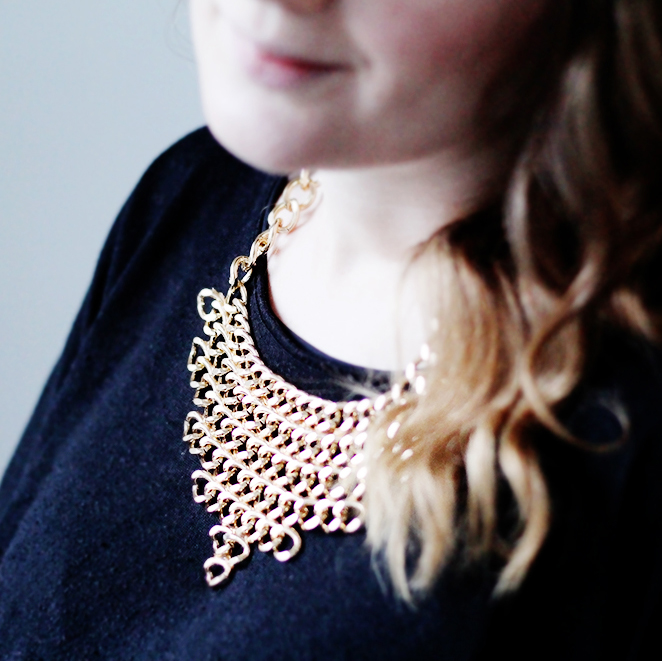 DIY Chain Layer Necklace