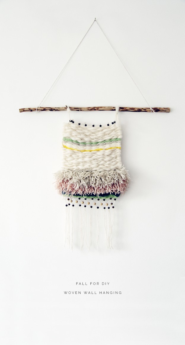 DIY Woven Wall Hanging Fall For DIY