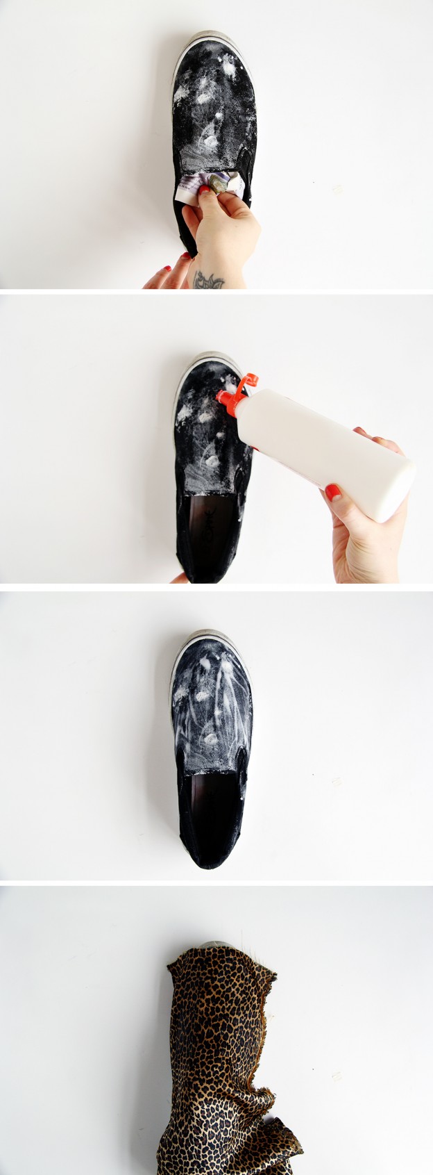 DIY Leopard Print Slip Ons | Fall For DIY