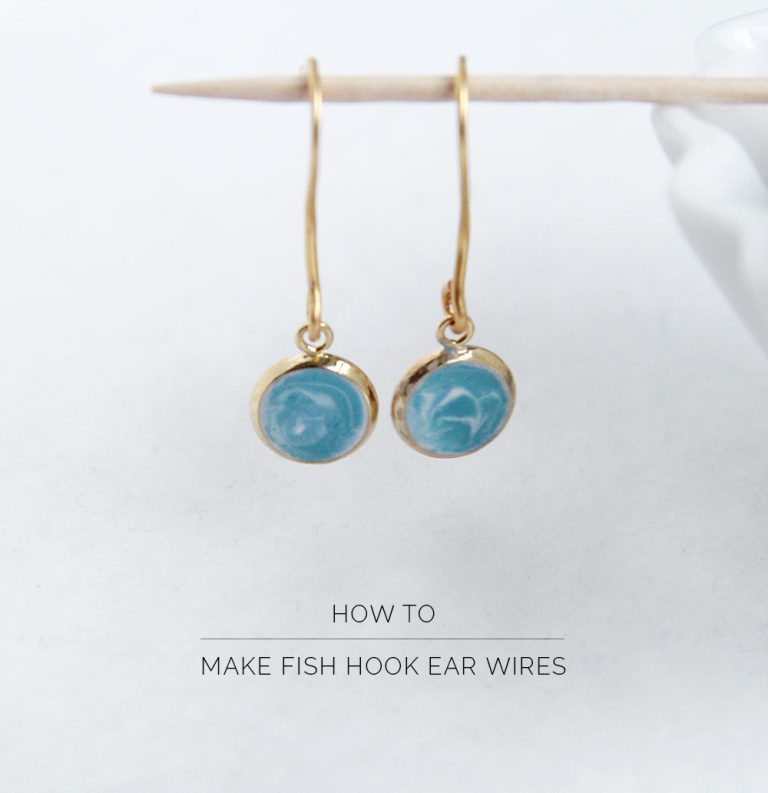 How To Make Fish Hook Ear Wires Fall For DIY