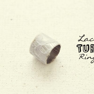 Fall For DIY | Lace Tube Ring
