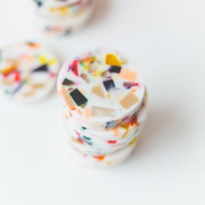 A New Obsession | DIY Terrazzo Style Slice Soaps