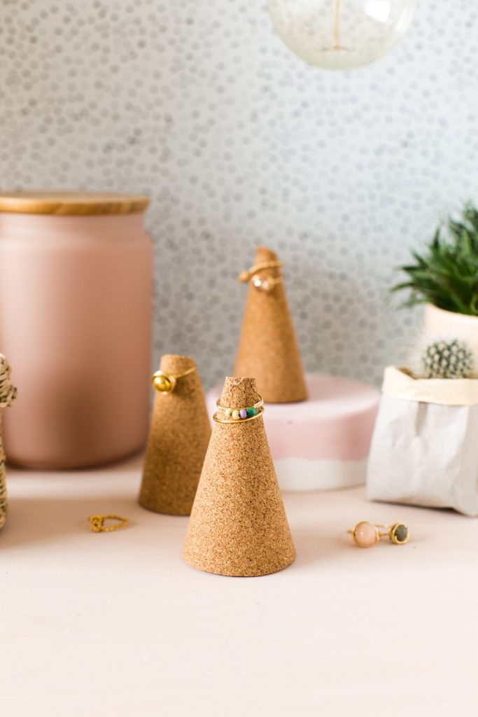 DIY Five Minute Make Cork Ring Cones Fall For DIY