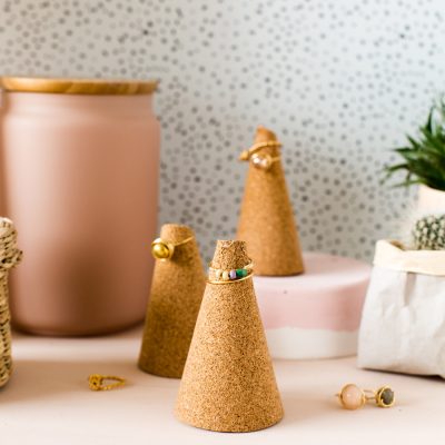 DIY Five Minute Make Cork Ring Cones