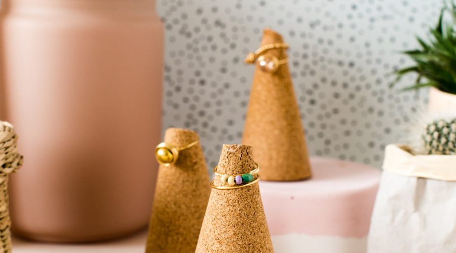 DIY Five Minute Make Cork Ring Cones | @fallfordiy