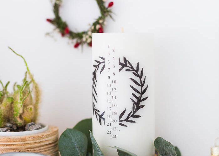 DIY Advent Candle | @fallfordiy