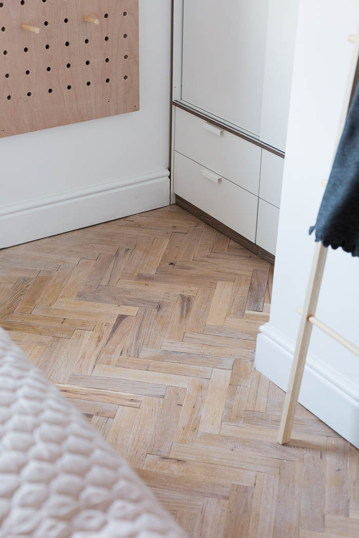 Laid Parquet Flooring In Our Bedroom, How To Lay Parquet Flooring Uk
