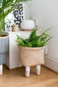 DIY Legged Basket Planter | Fall For DIY