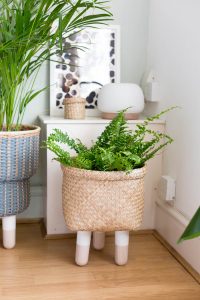 DIY Legged Basket Planter | Fall For DIY