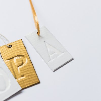 DIY Faux Embossed Gift Tags