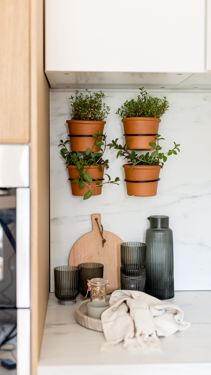 indoor wall herb garden